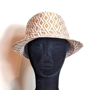 White and Brown Fedora